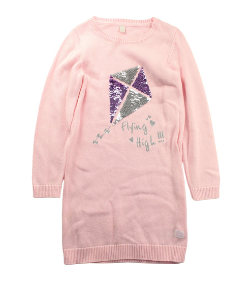 A Pink Sweater Dresses from ESPRIT in size 11Y for girl. (Front View)