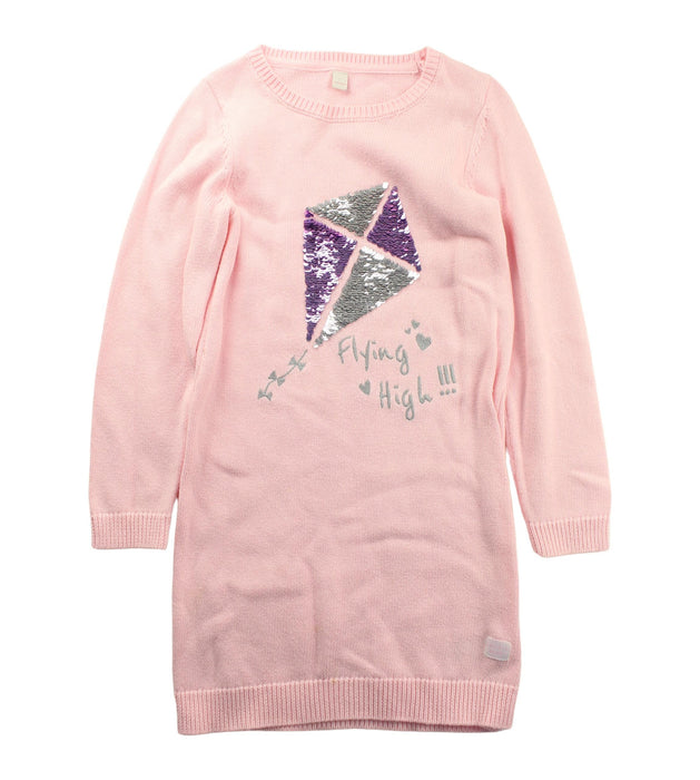 A Pink Sweater Dresses from ESPRIT in size 11Y for girl. (Front View)