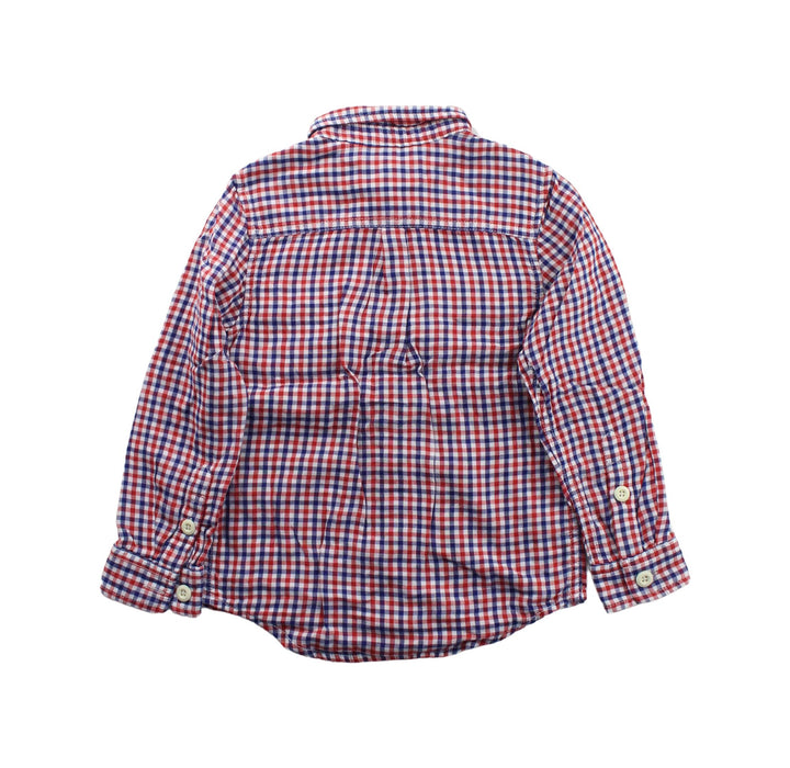 A Blue Long Sleeve Shirts from izzue in size 4T for boy. (Back View)