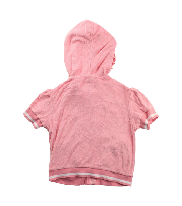 A Pink Cardigans from Chickeeduck in size 4T for girl. (Back View)