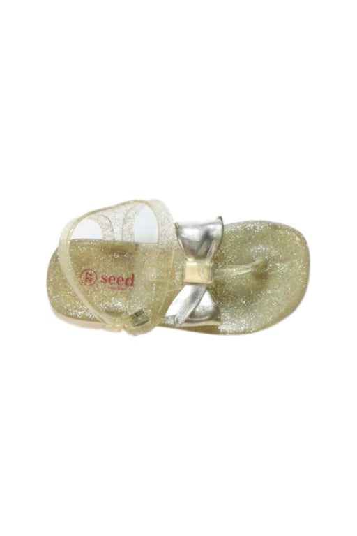 A Multicolour Sandals from Seed in size 4T for girl. (Front View)