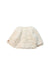 A Ivory Lightweight Jackets from Petit Main in size 12-18M for girl. (Back View)