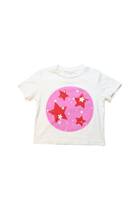 A White Short Sleeve T Shirts from Stella McCartney in size 2T for girl. (Front View)