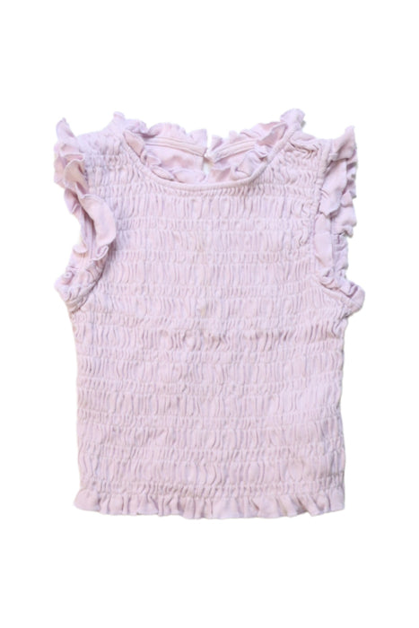A Pink Sleeveless Tops from Gingersnaps in size 18-24M for girl. (Front View)