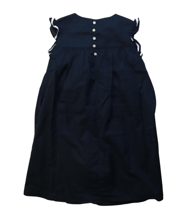 A Black Sleeveless Dresses from earth music&ecology in size 5T for girl. (Back View)