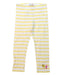 A Yellow Leggings from La Compagnie des Petits in size 4T for girl. (Front View)