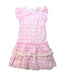 A Pink Short Sleeve Dresses from Nicholas & Bears in size 6T for girl. (Front View)