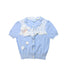 A Blue Short Sleeve Tops from Nicholas & Bears in size 4T for girl. (Front View)