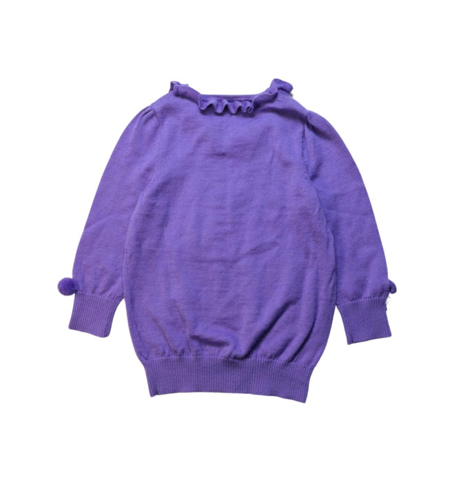 A Purple Long Sleeve Tops from Nicholas & Bears in size 4T for girl. (Back View)