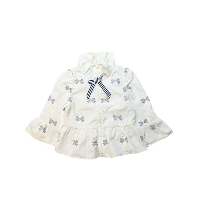 A White Long Sleeve Tops from Nicholas & Bears in size 4T for girl. (Front View)