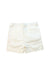 A White Shorts from Nicholas & Bears in size 4T for girl. (Back View)