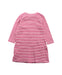 A Pink Long Sleeve Dresses from Joules in size 6-12M for girl. (Back View)