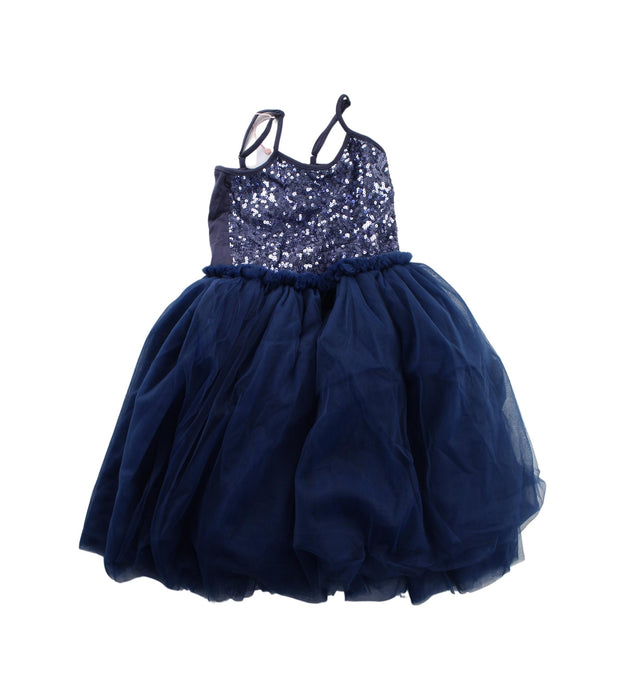 A Blue Sleeveless Dresses from My Little Princess by Trami in size 5T for girl. (Front View)