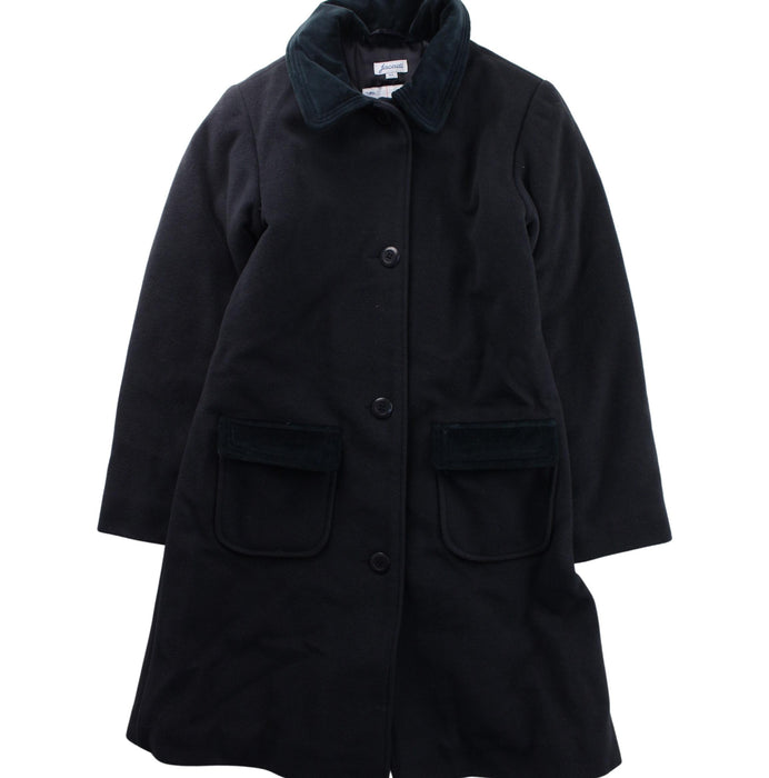 A Blue Coats from Jacadi in size 8Y for girl. (Front View)