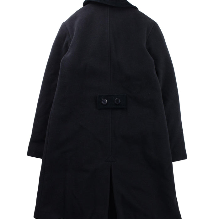 A Blue Coats from Jacadi in size 8Y for girl. (Back View)