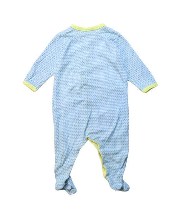 A Yellow Onesies from Petit Bateau in size 3-6M for boy. (Back View)