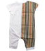 A Red Short Sleeve Rompers from Burberry in size 6-12M for boy. (Back View)