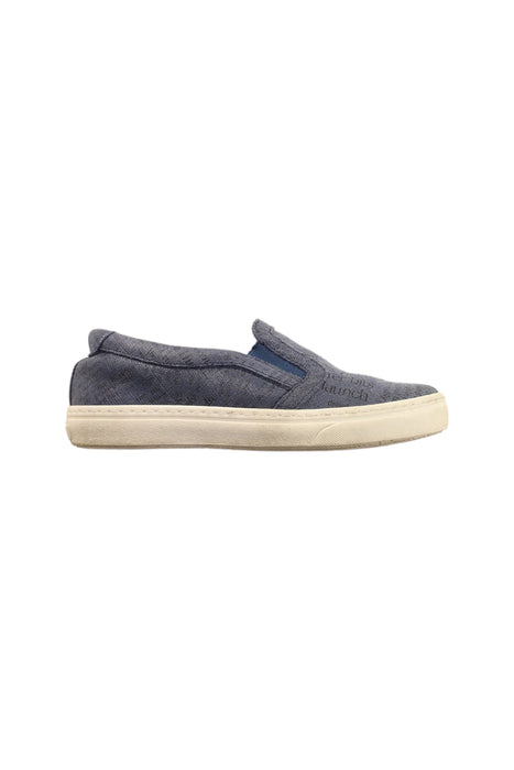 A Grey Slip Ons from Ciao in size 5T for boy. (Front View)