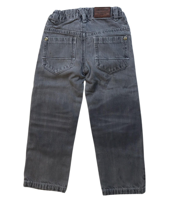 A Grey Casual Pants from Chevignon in size 3T for boy. (Back View)