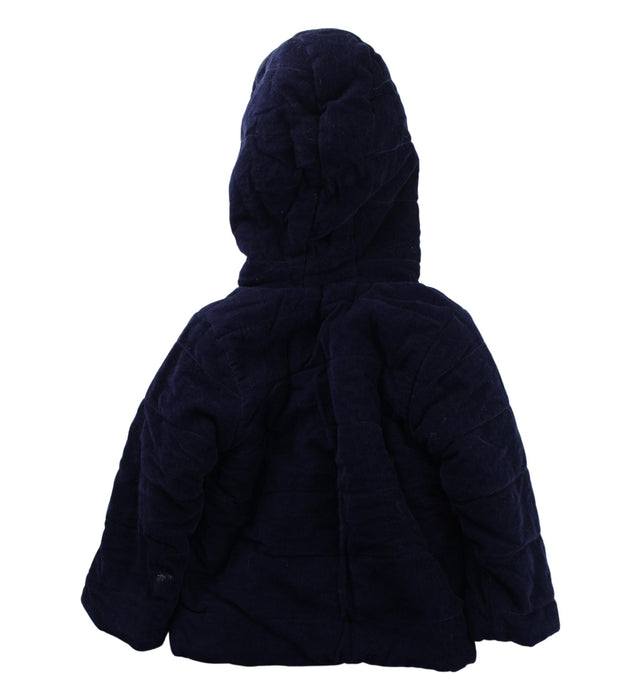 A Blue Lightweight Jackets from Purebaby in size 3T for boy. (Back View)