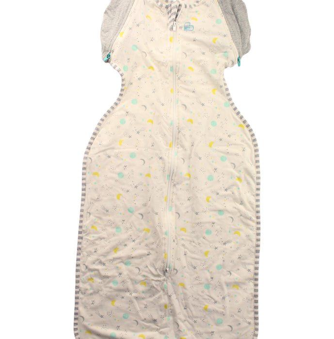 A White Sleepsacs from Love To Dream in size 6-12M for girl. (Front View)