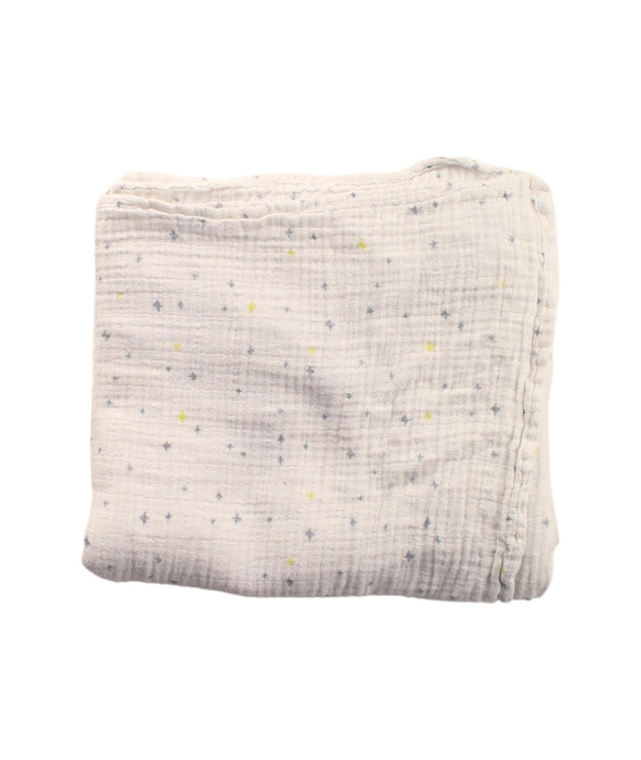 A White Swaddles from Aden & Anais in size O/S for neutral. (Front View)