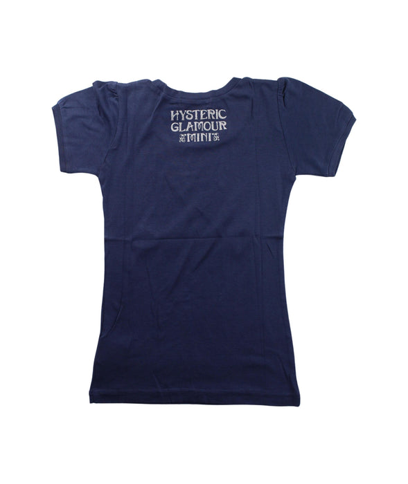 A Blue Short Sleeve T Shirts from Hysteric Mini in size 10Y for girl. (Back View)