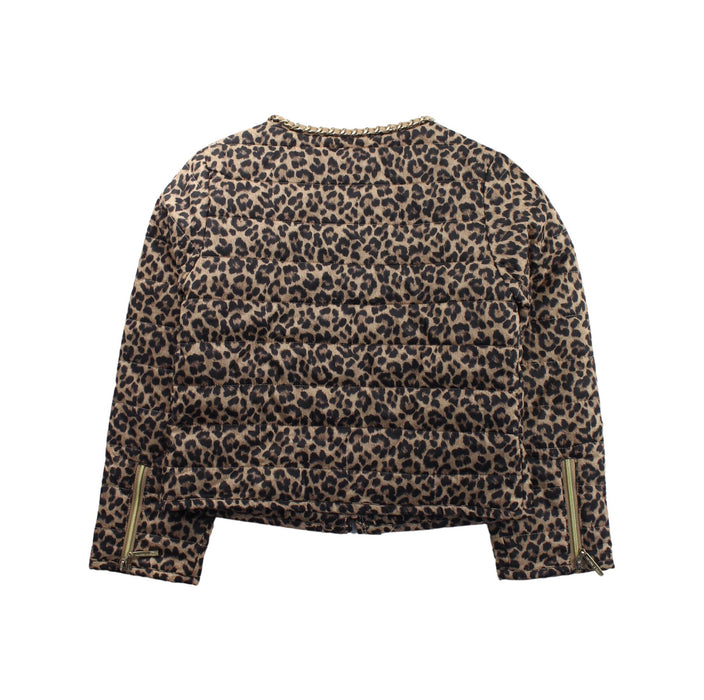 A Black Puffer/Quilted Jackets from Nicholas & Bears in size 6T for girl. (Back View)