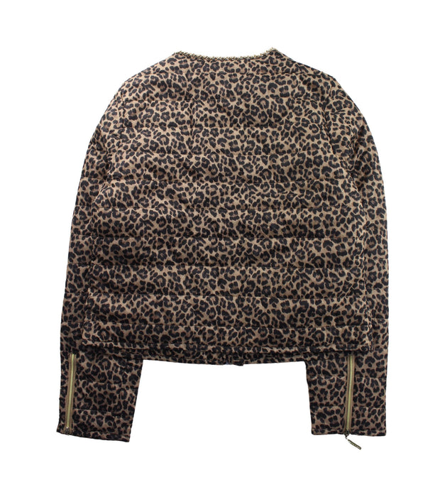 A Black Puffer/Quilted Jackets from Nicholas & Bears in size 14Y for girl. (Back View)