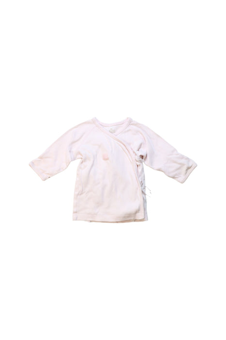 A Pink Long Sleeve Tops from Chicco in size 3-6M for girl. (Front View)