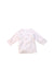 A Pink Long Sleeve Tops from Chicco in size 3-6M for girl. (Back View)