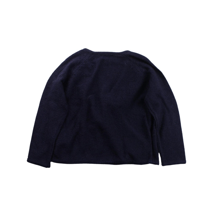 A Blue Knit Sweaters from Cyrillus in size 8Y for girl. (Back View)