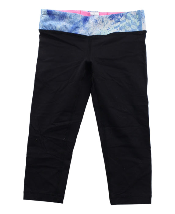 A Black Leggings from Ivivva in size 6T for girl. (Front View)