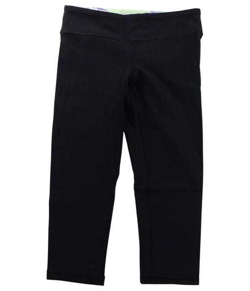 A Black Leggings from Ivivva in size 10Y for girl. (Front View)