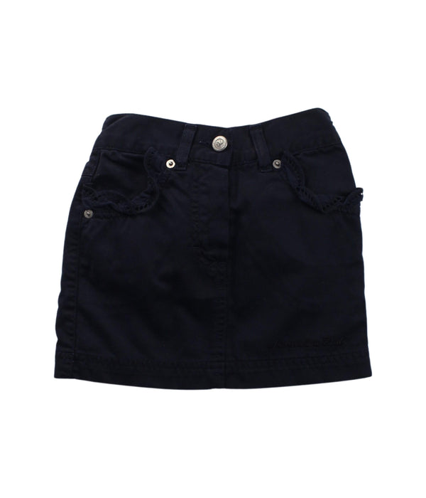 A Blue Short Skirts from Monnalisa in size 2T for girl. (Front View)