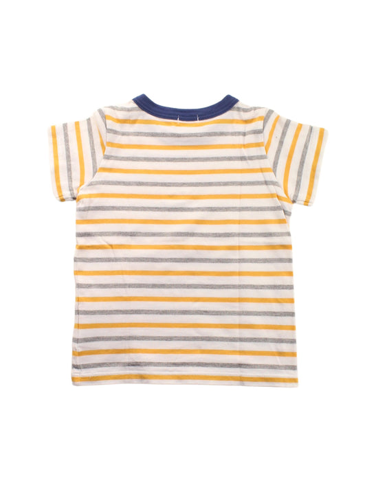 A White Short Sleeve T Shirts from Miki House in size 18-24M for boy. (Back View)