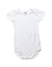A White Short Sleeve Bodysuits from Petit Bateau in size 12-18M for neutral. (Front View)