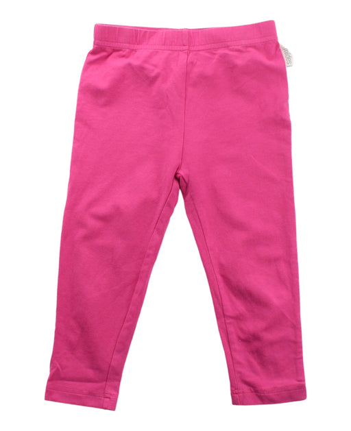 A Pink Leggings from Mides in size 3T for girl. (Front View)