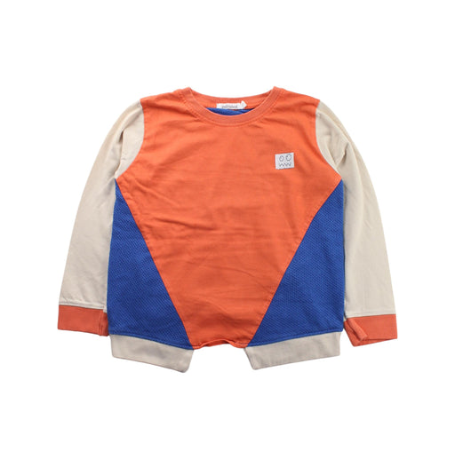 A Blue Crewneck Sweatshirts from Indikidual in size 4T for boy. (Front View)