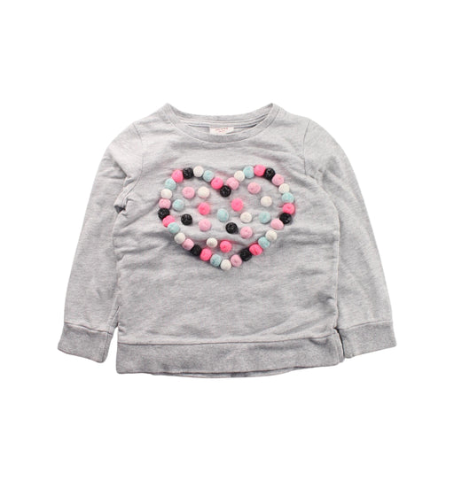 A Grey Crewneck Sweatshirts from Seed in size 3T for girl. (Front View)