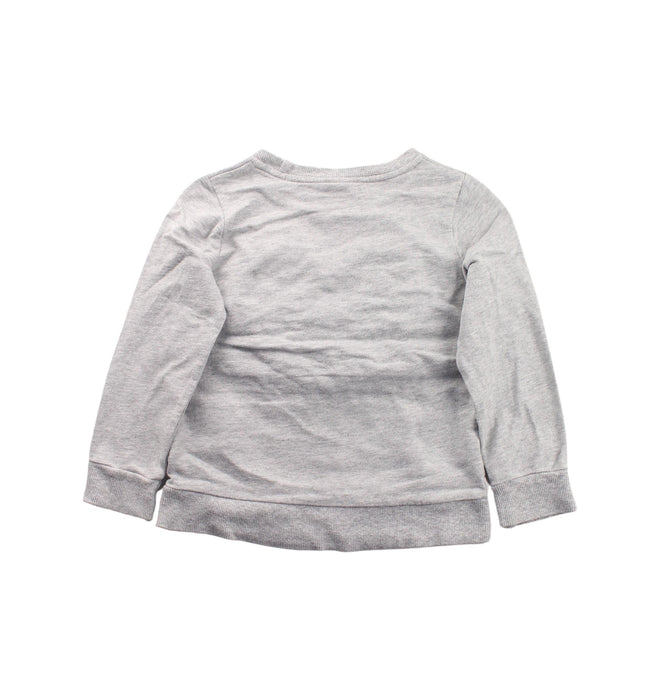 A Grey Crewneck Sweatshirts from Seed in size 3T for girl. (Back View)