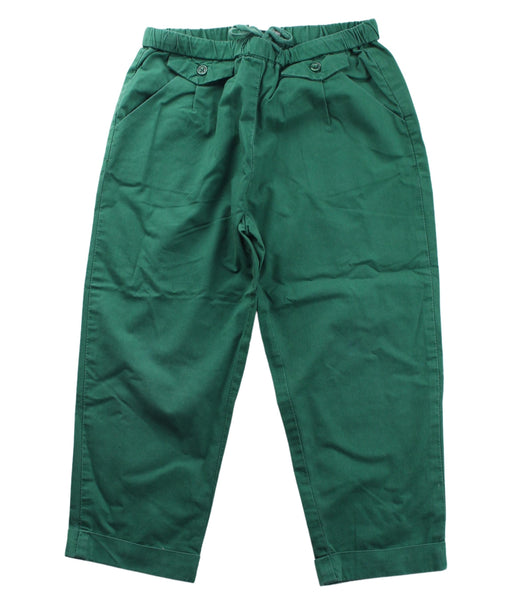 A Green Casual Pants from Bout'Chou in size 3T for boy. (Front View)