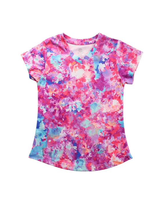 A Pink Short Sleeve T Shirts from Champion in size 4T for girl. (Front View)