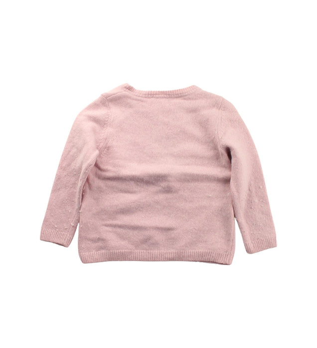 A Pink Knit Sweaters from Confiture in size 2T for girl. (Back View)