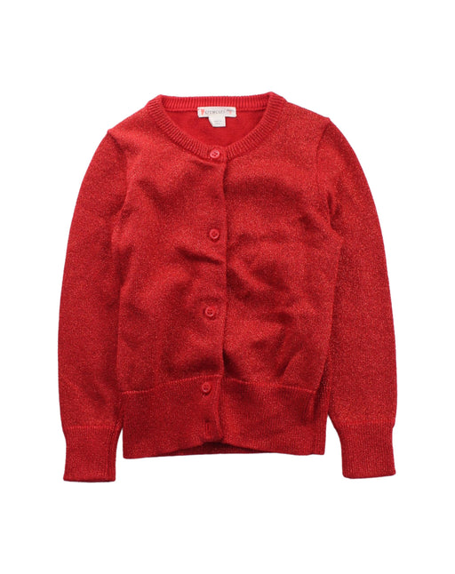 A Red Cardigans from Crewcuts in size 3T for girl. (Front View)