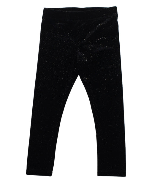 A Black Leggings from Crewcuts in size 3T for girl. (Front View)