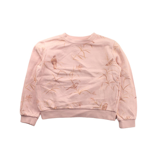 A Pink Crewneck Sweatshirts from Cyrillus in size 8Y for girl. (Front View)