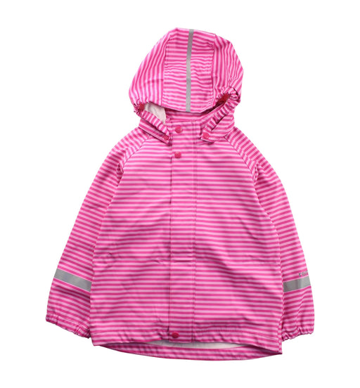 A Pink Ski Jackets from Reima in size 5T for girl. (Front View)