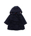 A Blue Coats from Jacadi in size 6-12M for girl. (Front View)