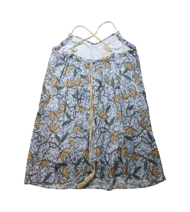 A Multicolour Sleeveless Dresses from Excuse My French in size 12Y for girl. (Back View)